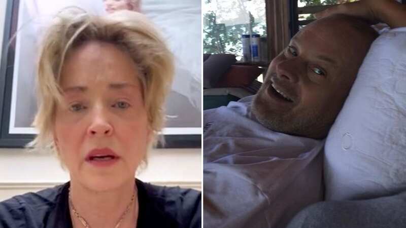 Sharon Stone sobs as she shares death of beloved brother in emotional video