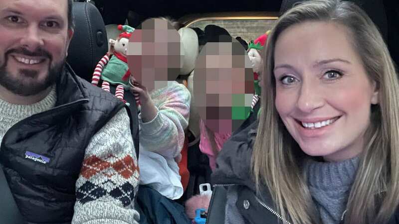 Nicola Bulley with her partner Paul Ansell and children
