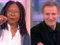 The View chaos as Whoopie Goldberg clashes with crew in front of Liam Neeson