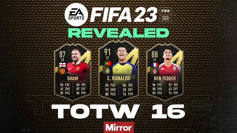 FIFA 23 TOTW 16 squad revealed with Cristiano Ronaldo and Wissam Ben Yedder (Image: EA SPORTS FIFA)