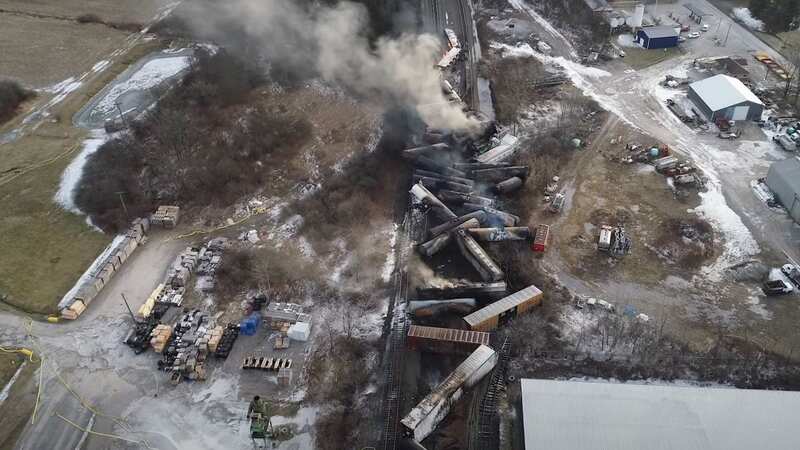 Train derailment branded 
