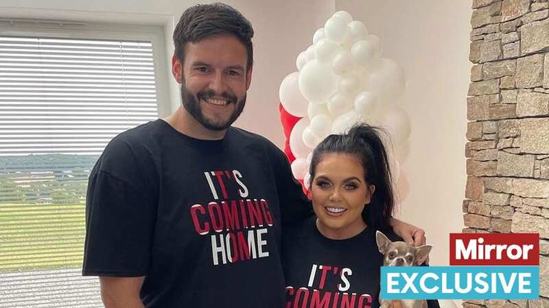 Scarlett Moffatt and her police officer boyfriend Scott Dobinson