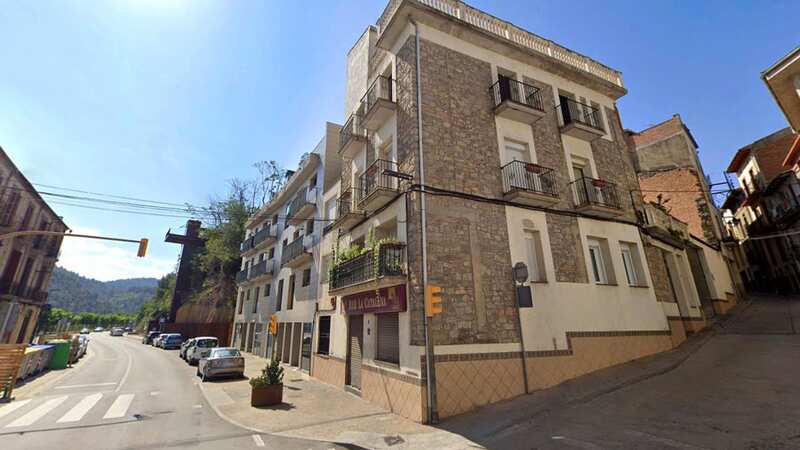 Apartment block where the sisters were found by police (Image: SOLARPIX.COM)