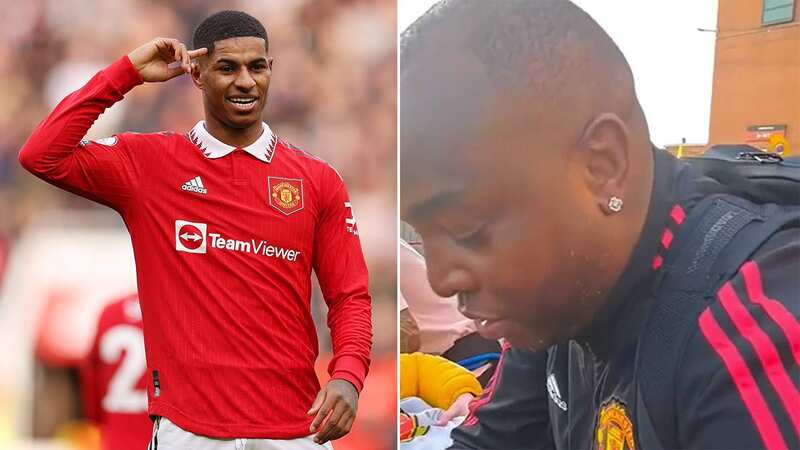 Benni McCarthy has played a key role in helping Marcus Rashford thrive this season (Image: Getty Images)
