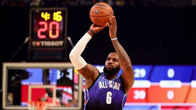 LeBron James is averaging 30.0 points, 8.4 rebounds and 7.0 assists in his 20th NBA season (Image: Getty Images)