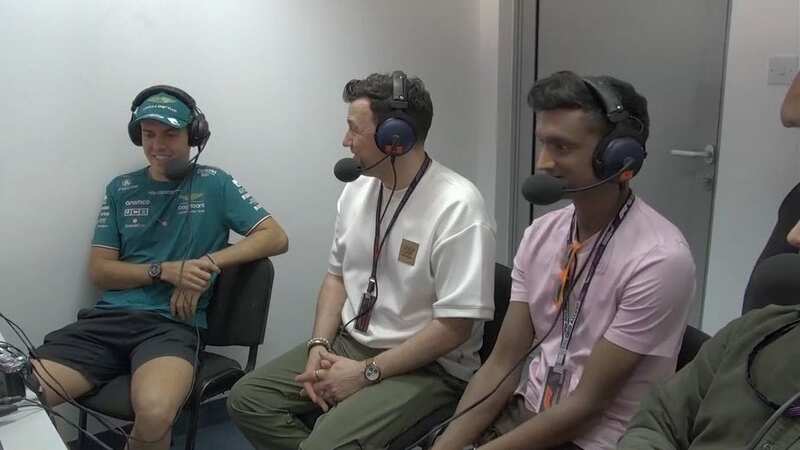 Felipe Drugovich provided an injury update on Aston Martin driver Lance Stroll during pre-season testing (Image: Sky Sports F1)