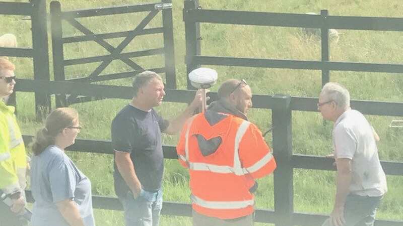 Gary and Kerry Hambling outside London