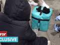 Heartless customer 'steps over' Deliveroo driver after he collapses on street