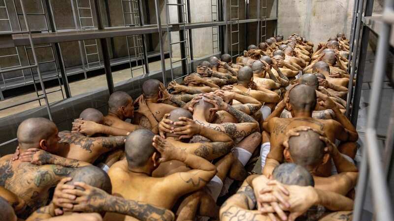 Mega-prison in El Salvador with 40,000 suspected gangsters crammed in