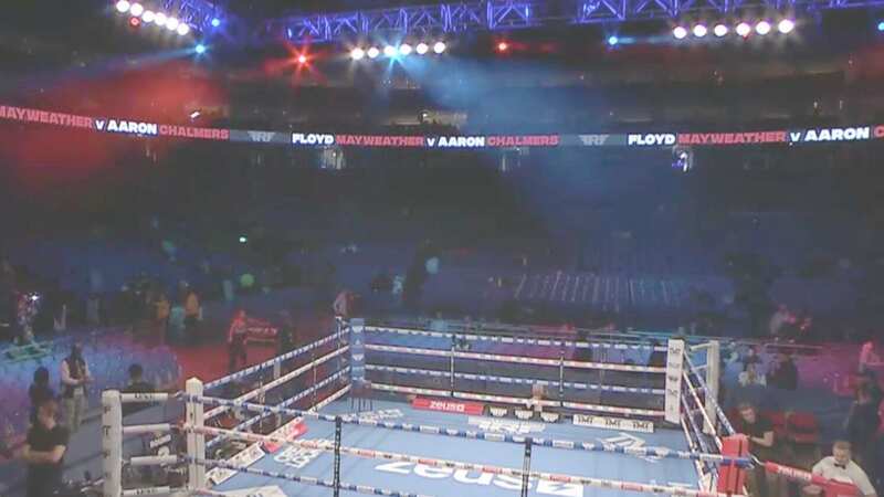 Fans snub Floyd Mayweather vs Aaron Chalmers as thousands of seats lie empty