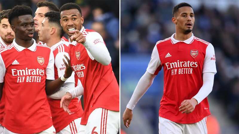 Gabriel ranted at Arsenal team-mate before being shoved by Saliba at Leicester