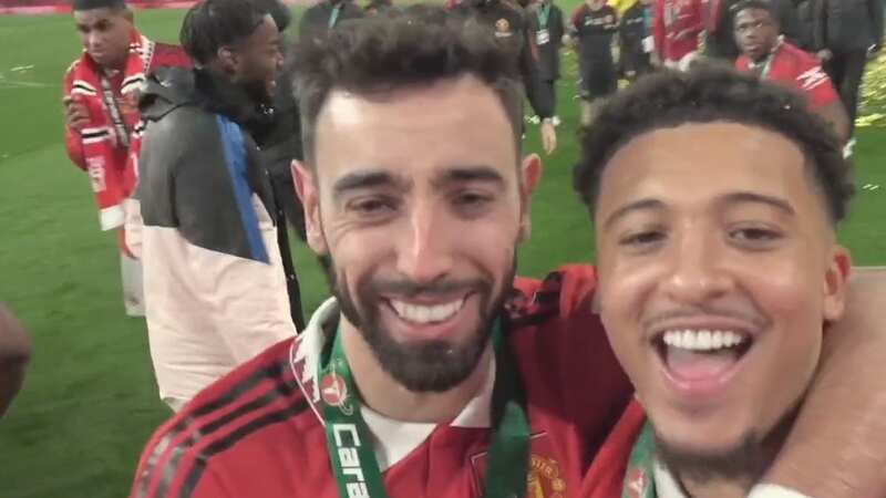 Sancho calls out Fernandes after Casemiro row during Man Utd celebrations