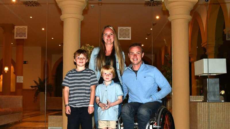 Paralysed passenger has to drag himself up coach steps after flight diverted