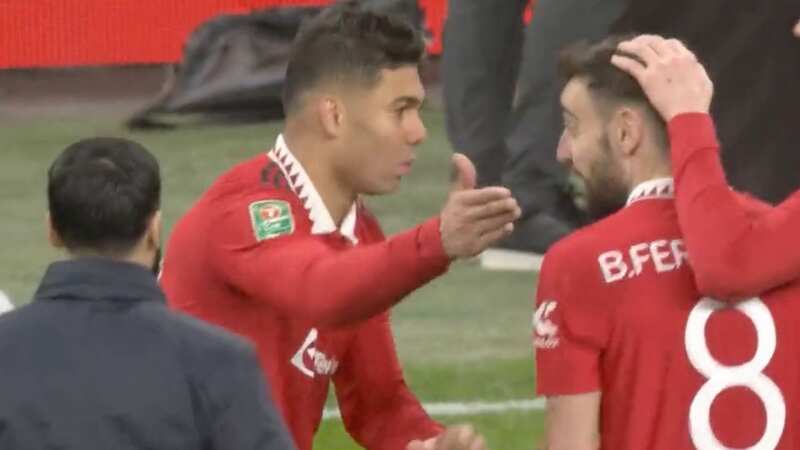 Casemiro earns Keane approval for "arguing" with Fernandes as Man Utd celebrate