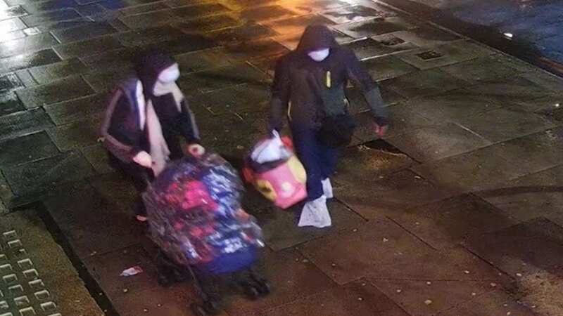 A CCTV image of Constance Marten and Mark Gordon, dated January 7 (Image: PA)