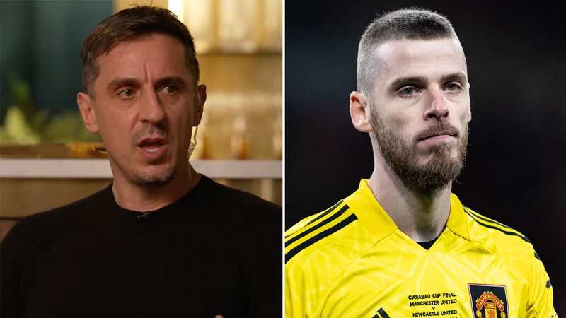 Gary Neville has offered a candidate to replace David de Gea at Man Utd (Image: The Overlap)