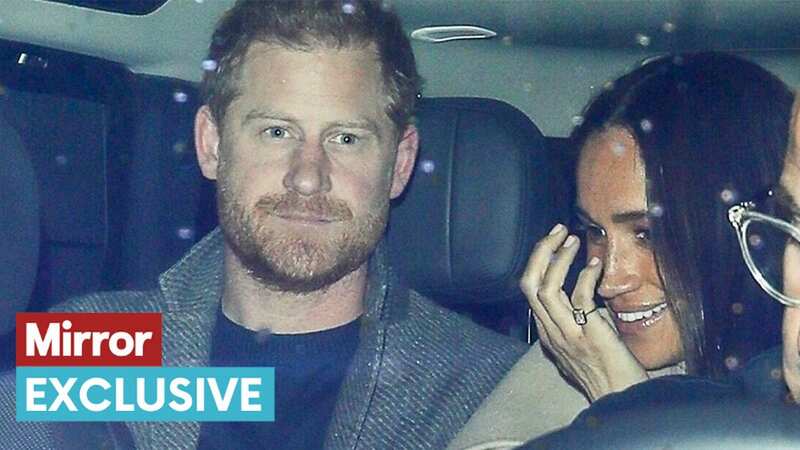 The couple in their car in Los Angeles (Image: MEGA / BACKGRID)