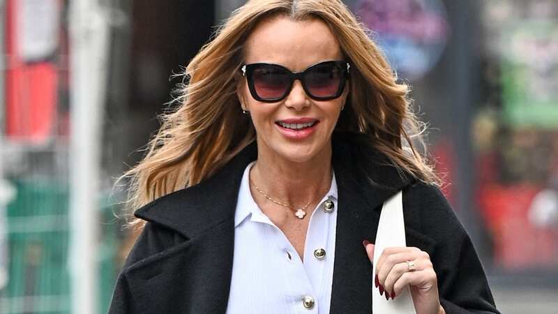 Amanda Holden goes braless in white dress and jokes it