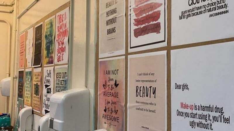 The controversial posters sparked debate (Image: NQ)