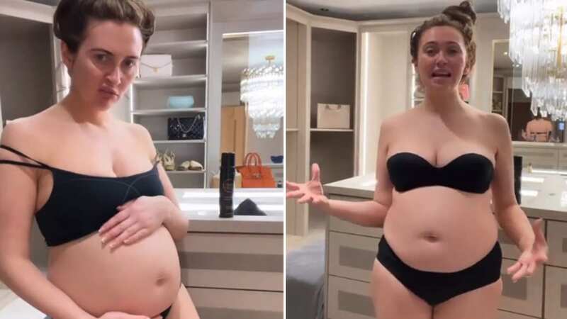 Charlotte Dawson shows off baby bump after 