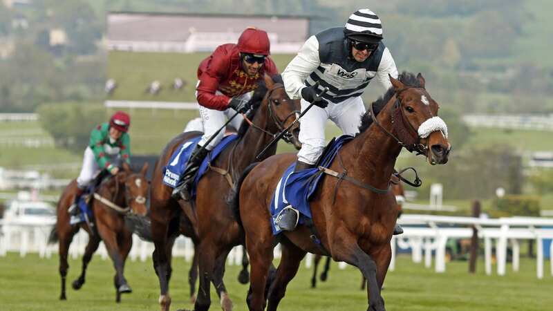 In 2017, Ben Moore won the Pertemps Champions Willberry Charity Race at Cheltenham on Three Star General (Image: Steven Cargill/Racing Fotos/REX/Shutterstock)