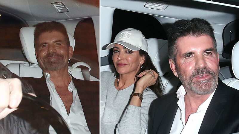 Simon Cowell in great spirits as he leaves charity ball with Lauren Silverman