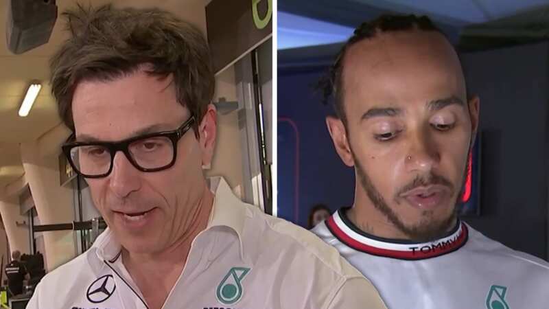 Toto Wolff appears to have admitted defeat in trying to persist with the current Mercedes car concept (Image: Sky Sports)