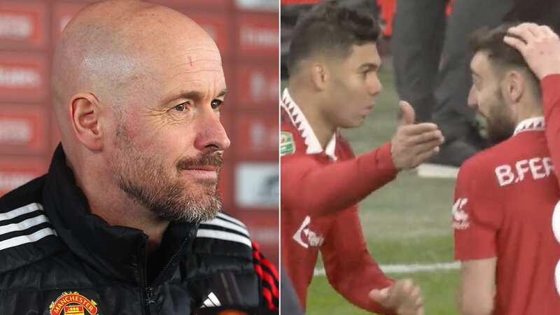 Erik ten Hag gives emphatic verdict on Casemiro lambasting Bruno Fernandes