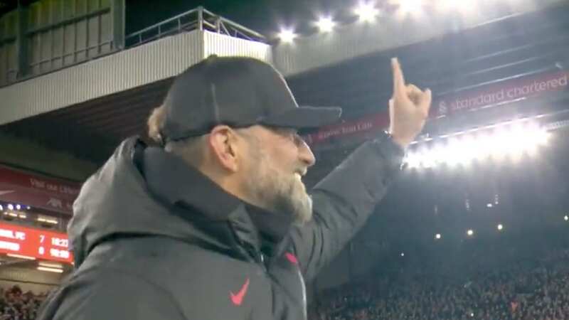 Jurgen Klopp refused to bow to peer pressure on Sunday (Image: Sky Sports)