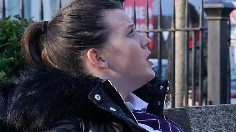 EastEnders teen Lily Slater becomes embroiled in a baby scare next week (Image: BBC/Jack Barnes/Kieron McCarron)