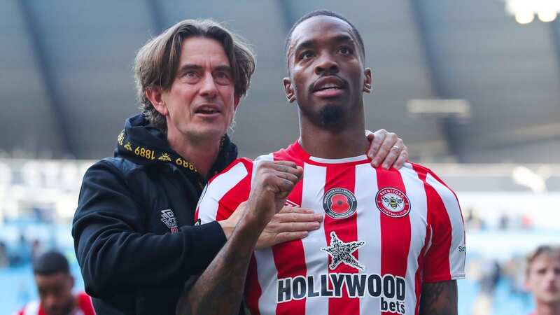 Thomas Frank has hailed Ivan Toney in the aftermath of the win over Fulham (Image: Getty Images)
