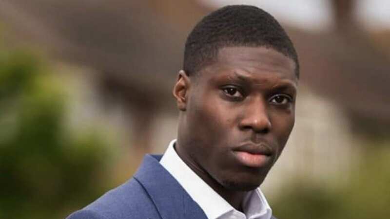 Emmanuel Odunlami (pictured), 32, was set upon by three robbers after leaving a restaurant in May last year (Image: PA)
