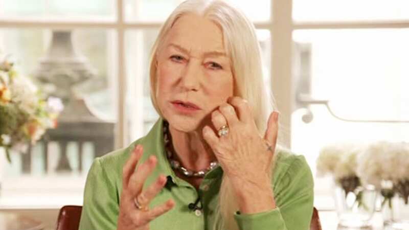 Dame Helen Mirren has shown an injury she sustained on the set of new film Shazam