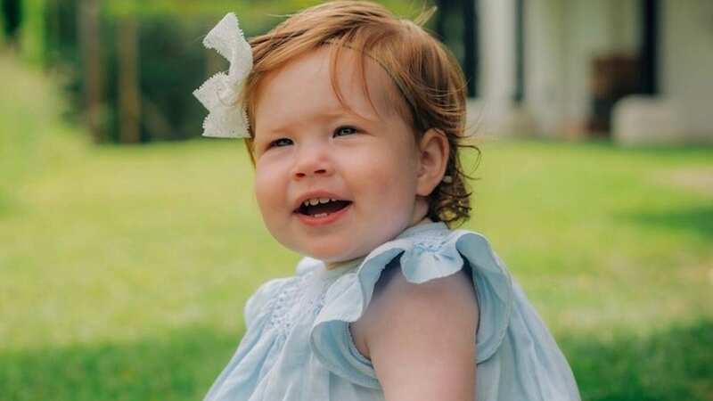 Lilibet, who will be two in June, was christened at the Sussexes