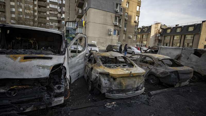 Many vehicles were damaged by the explosions. (Image: Anadolu Agency via Getty Images)