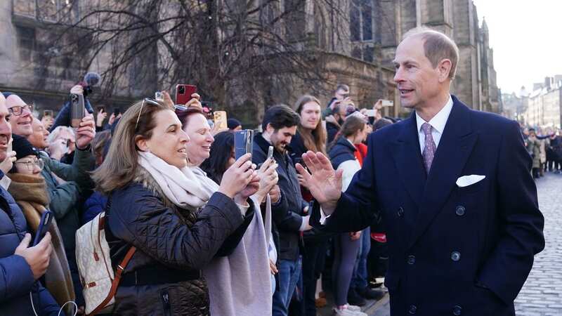 The new Duke of Edinburgh visited Edinburgh today (Image: PA)