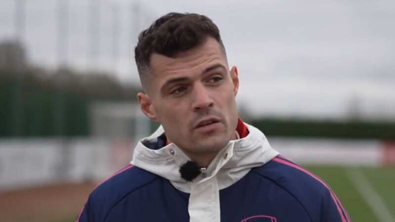 Granit Xhaka believes Arsenal can cope with the pressure of being top of the Premier League (Image: Getty Images)