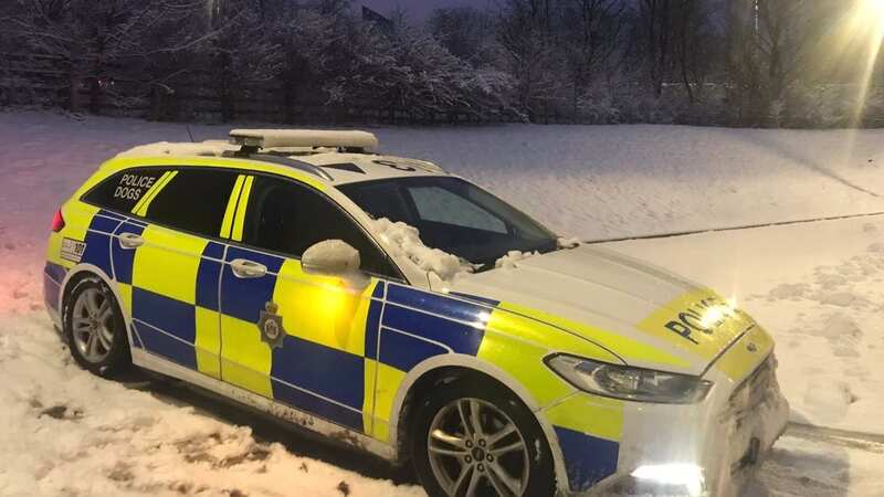 Officers from West Yorkshire Police Dog Support Unit joked that the cold must have numbed the crooks