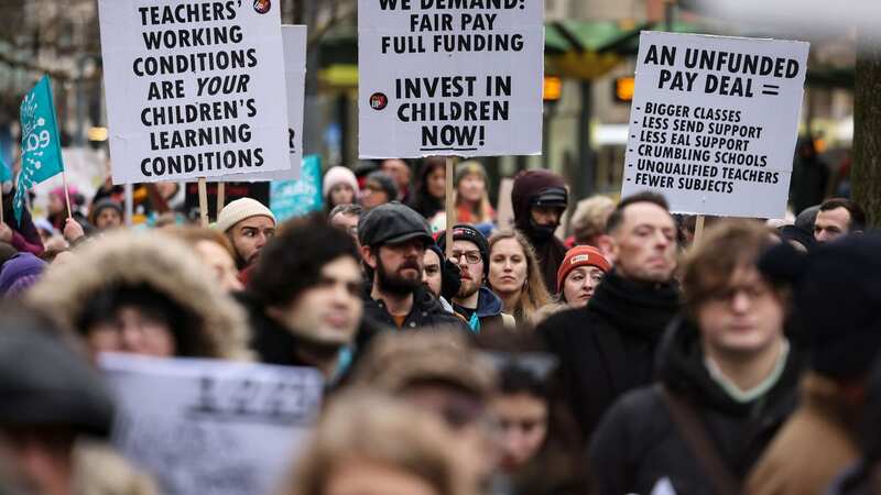 Thousands of teachers are set to walk out this week in the biggest action of the dispute (Image: Manchester Evening News)