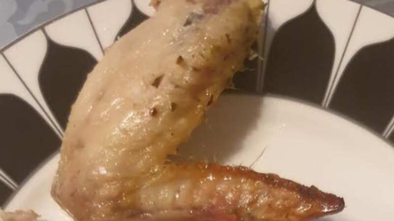The customer only discovered the feathers after cooking the meat (Image: Jam Press)