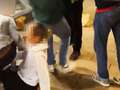 Moment McDonald's security guard body slams woman 'after row over eating chips' dqxikeidqkikdinv
