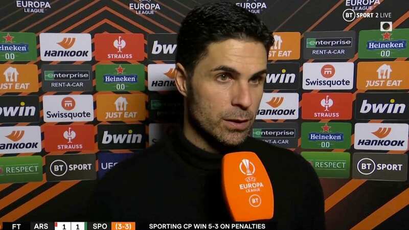 Arteta has blunt response to Arsenal European exit being 