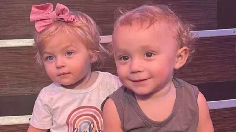 Locklyn and Loreli Callazzo were found at the bottom of the murky bottom at their parents home in Oklahoma City on Thursday (Image: GoFundMe)