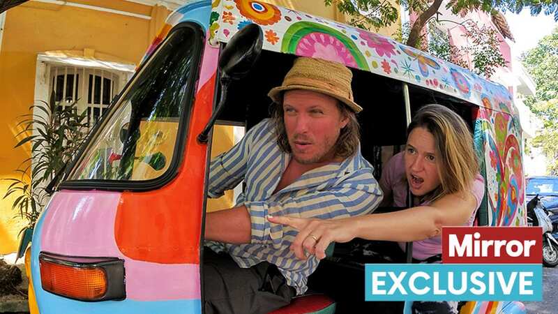 Liam Day and his wife Janine are on a mission to travel across the whole of India in a hippy rickshaw