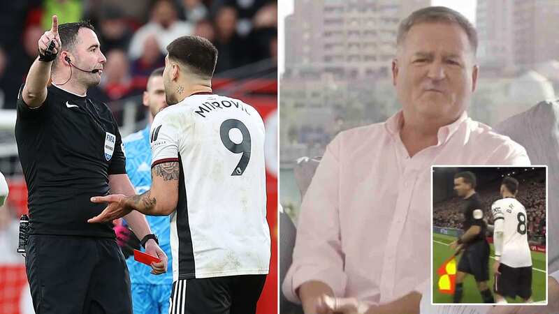 Richard Keys thinks Bruno Fernandes was lucky to avoid punishment (Image: Talk TV)