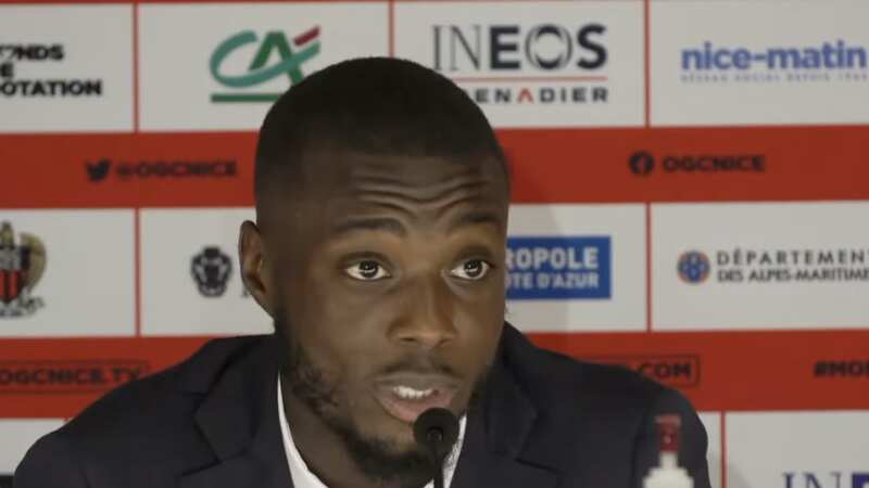 Nicolas Pepe is spending the season on loan at Nice (Image: OGC Nice)