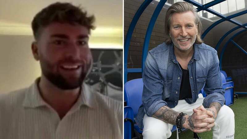 Macclesfield striker Tom Clare went on Love Island (Image: Macclesfield FC)