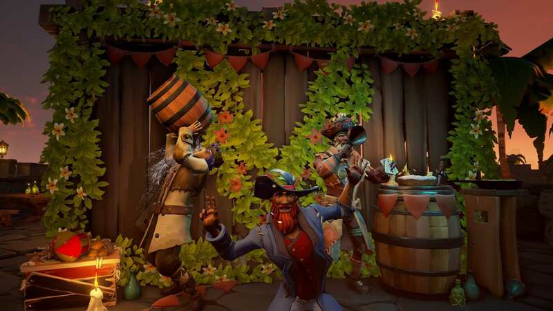 The New Golden Sands picture wall has arrived temporarily to celebrate Sea of Thieves