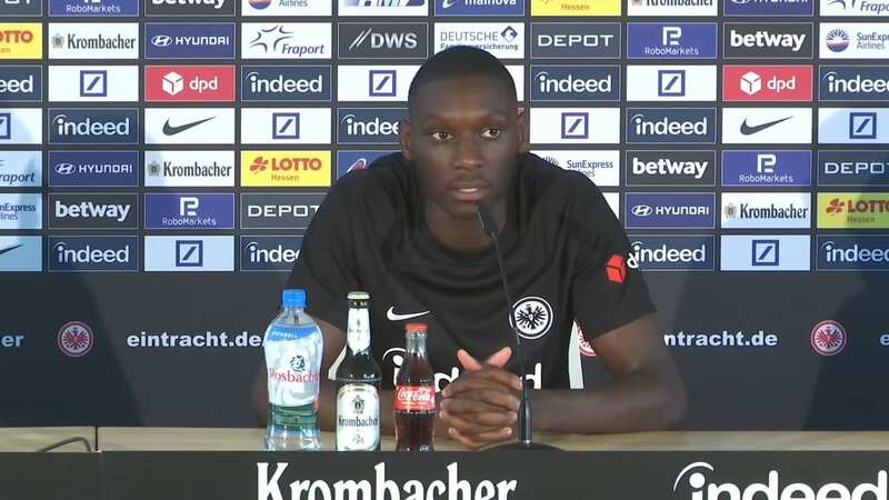 Randal Kolo Muani has opened up on his hopes for his career (Image: YouTube/Eintracht Frankfurt)