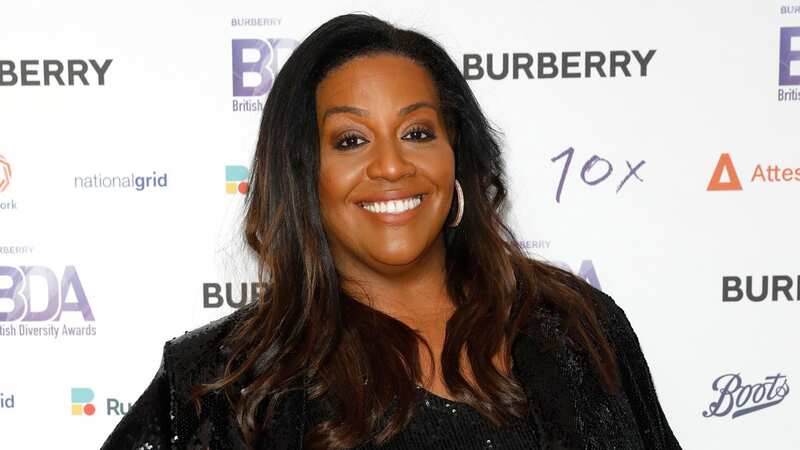 Alison Hammond beams as she